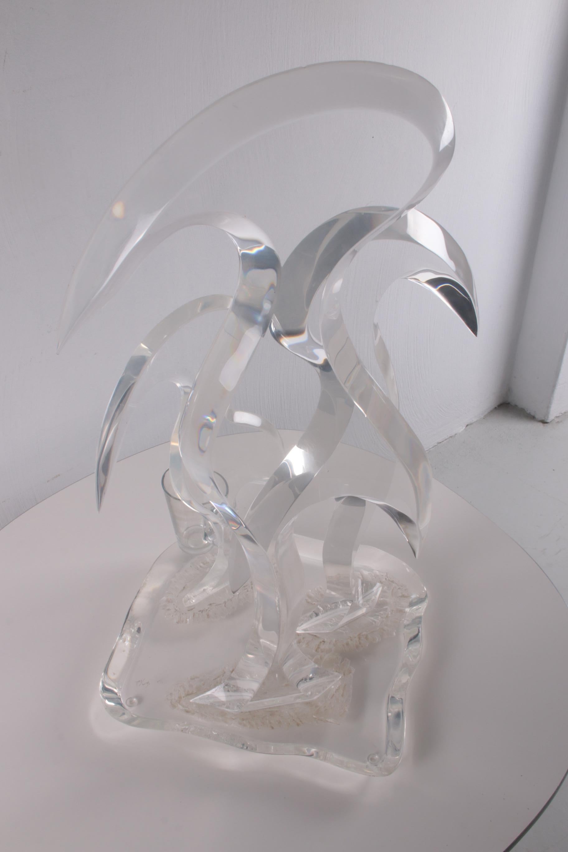 Plexiglass Birds Hivo from Teal 20th Century For Sale 5