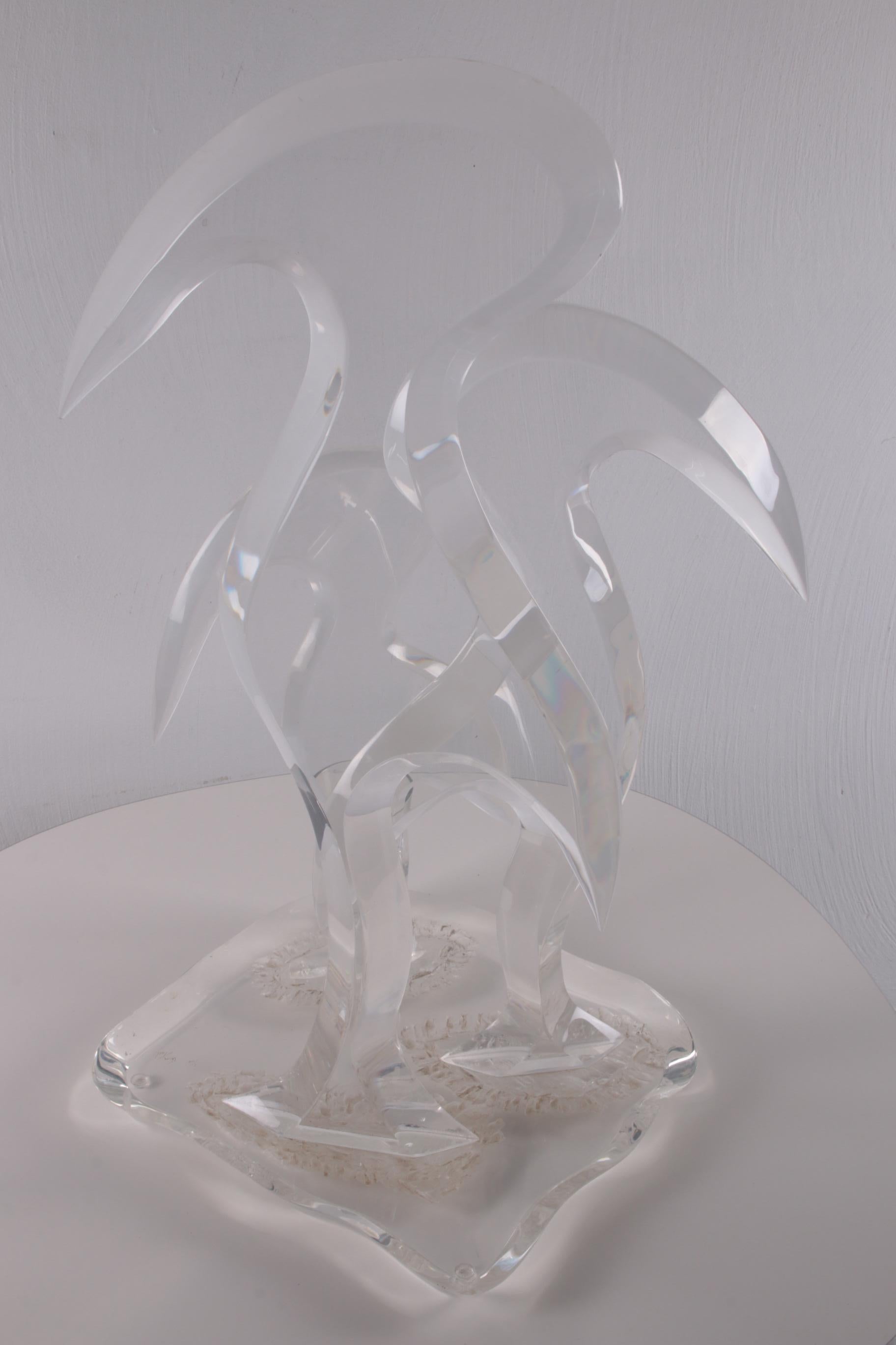 American Plexiglass Birds Hivo from Teal 20th Century For Sale