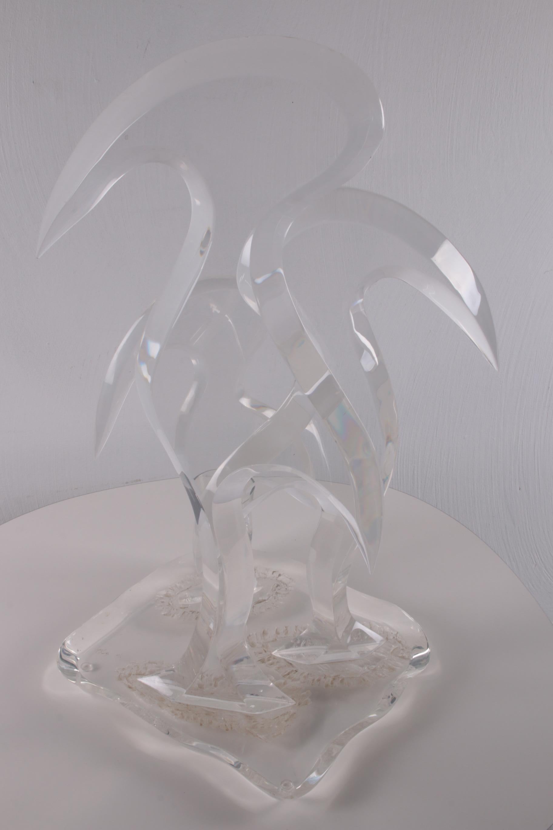 Americano Uccelli in plexiglass Hivo da Teal XX secolo in vendita