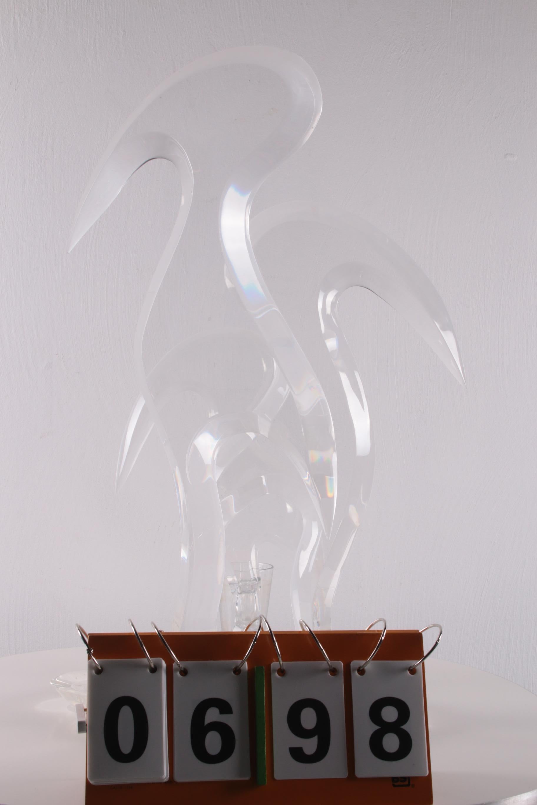 Late 20th Century Plexiglass Birds Hivo from Teal 20th Century For Sale