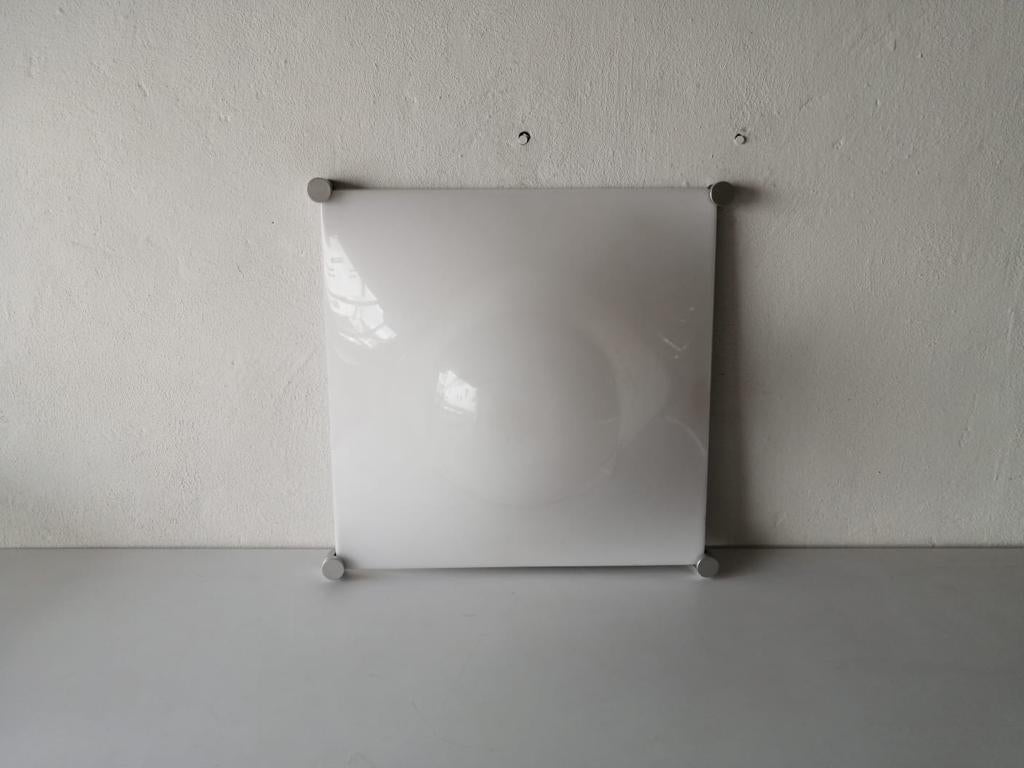 Metal Plexiglass Bubble Design Large Ceiling Lamp by Elio Martinelli, 1960s, Italy For Sale