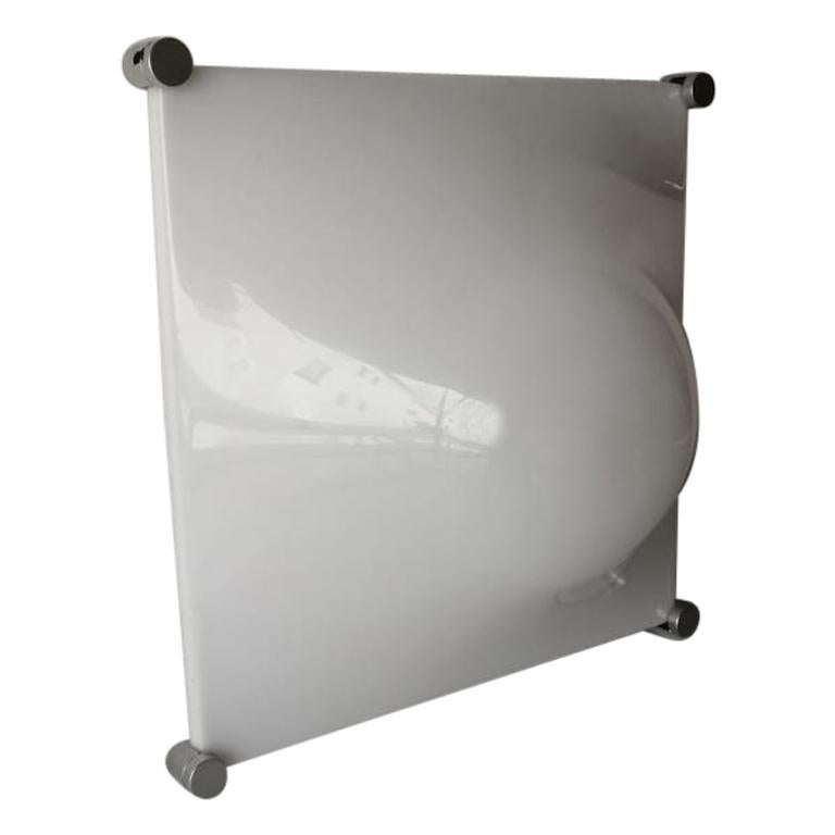 Lámpara de techo grande con diseño de burbuja de plexiglás de Elio Martinelli, años 60, Italia en venta