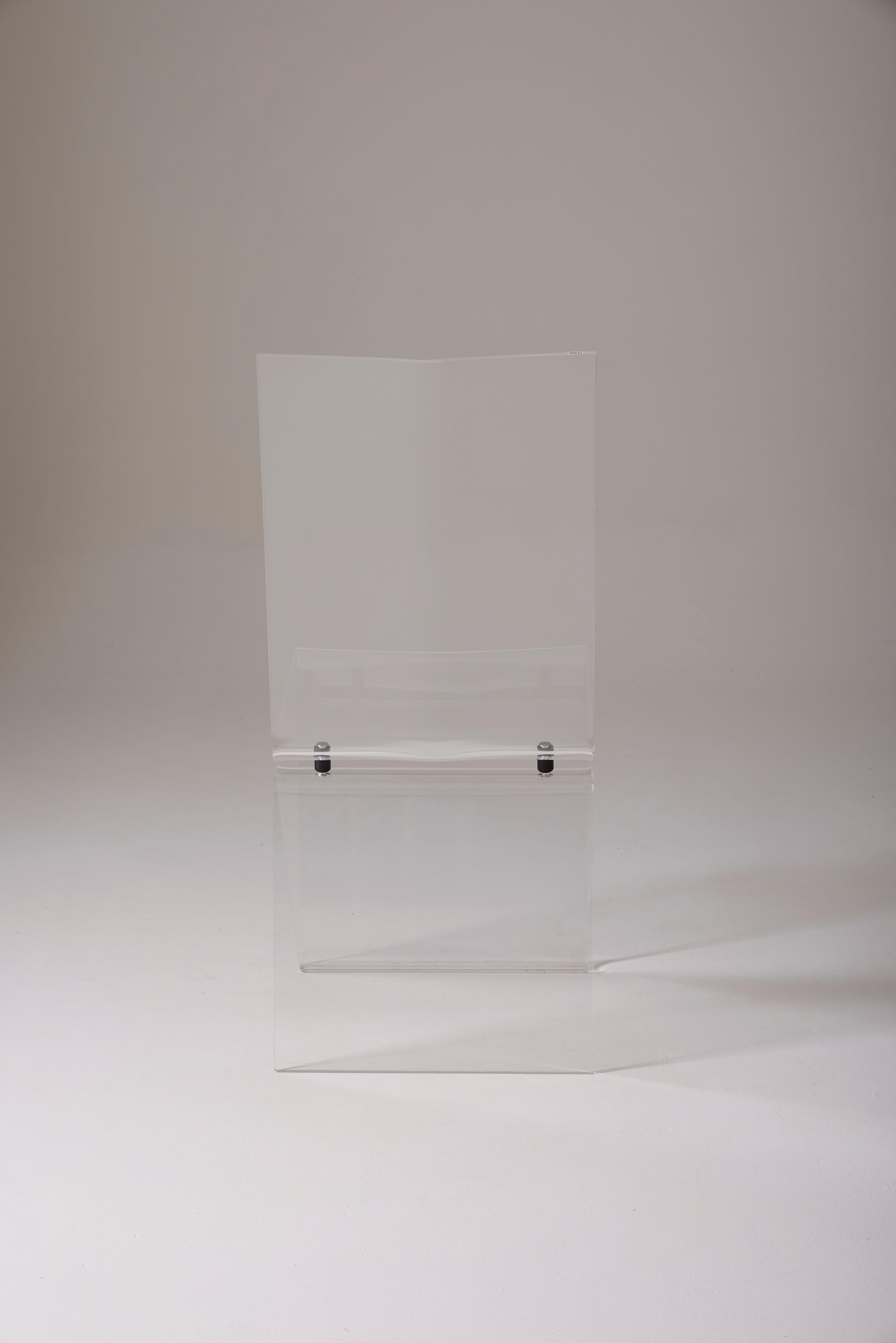 Plexiglass chair by Maurice Marty 4