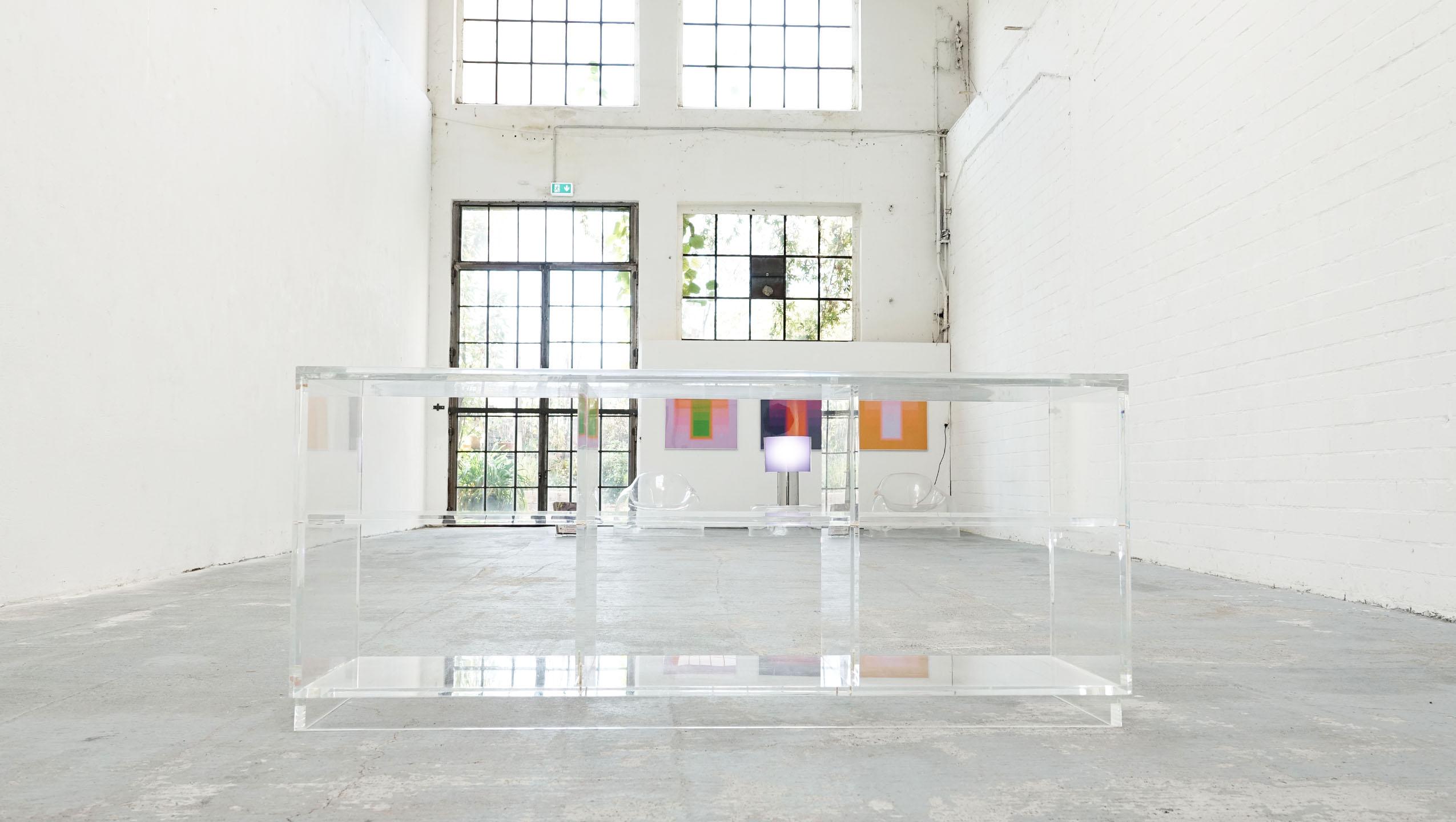 Late 20th Century Plexiglass Credenza Attributed to Atelier Michel Dumas