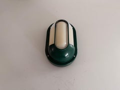 Plexiglass & Green Metal Single Sconce by Bonalux, 1980s, Germany