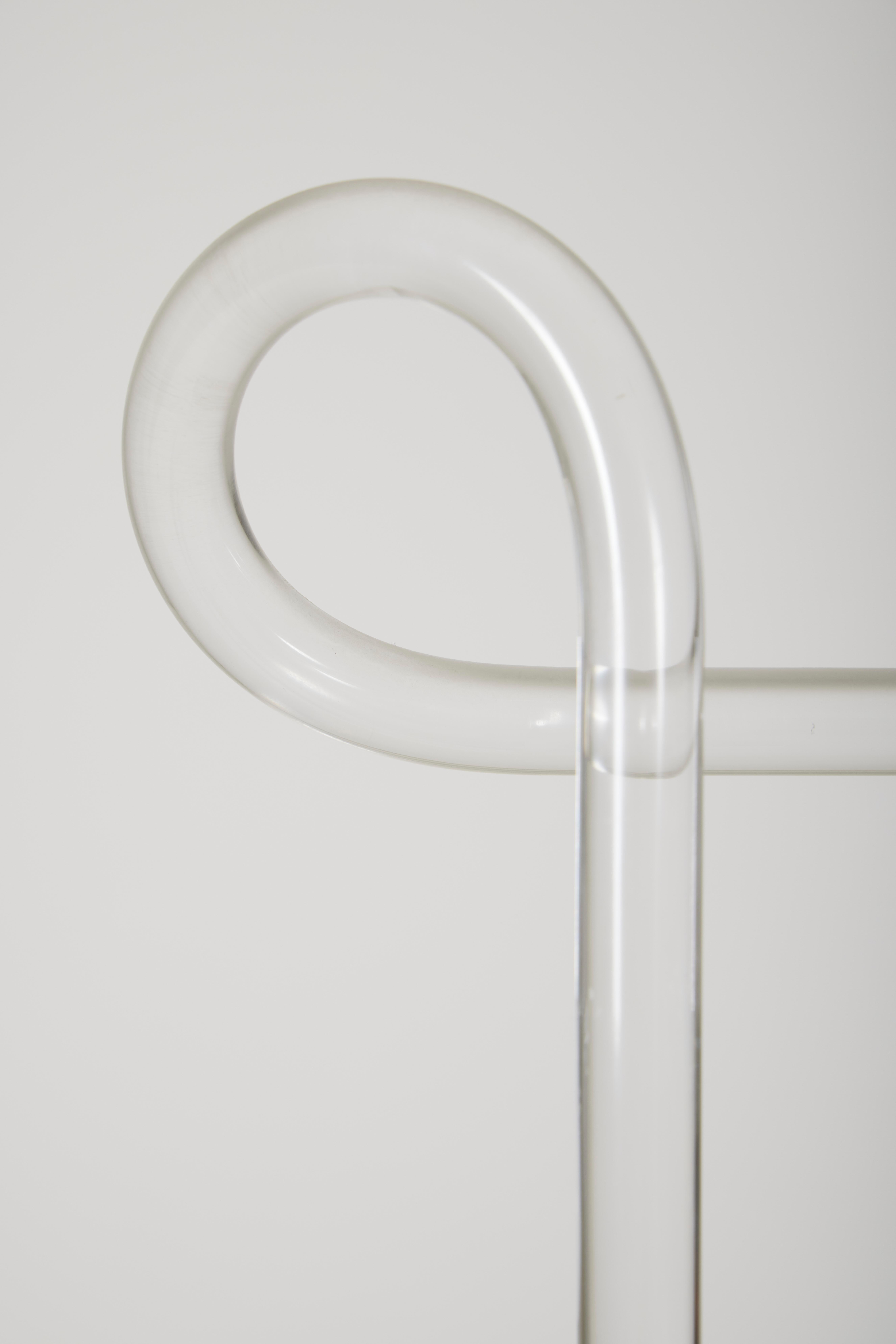 Plexiglass lamp by Peter Hamburger for Knoll 8
