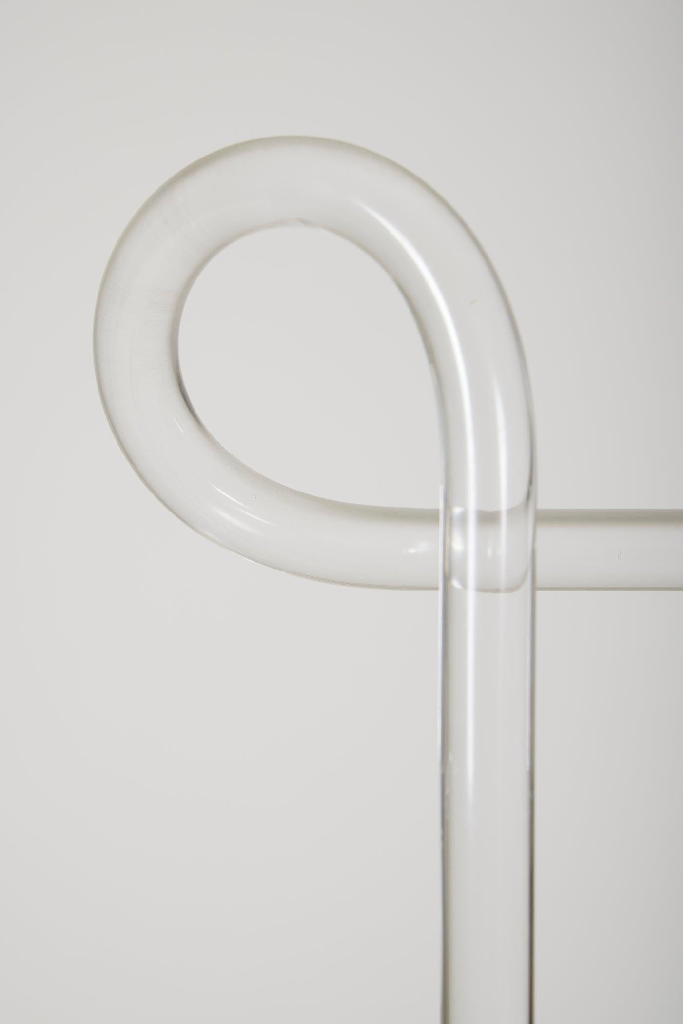 Plexiglass lamp Peter Hamburger , 1970s For Sale 9
