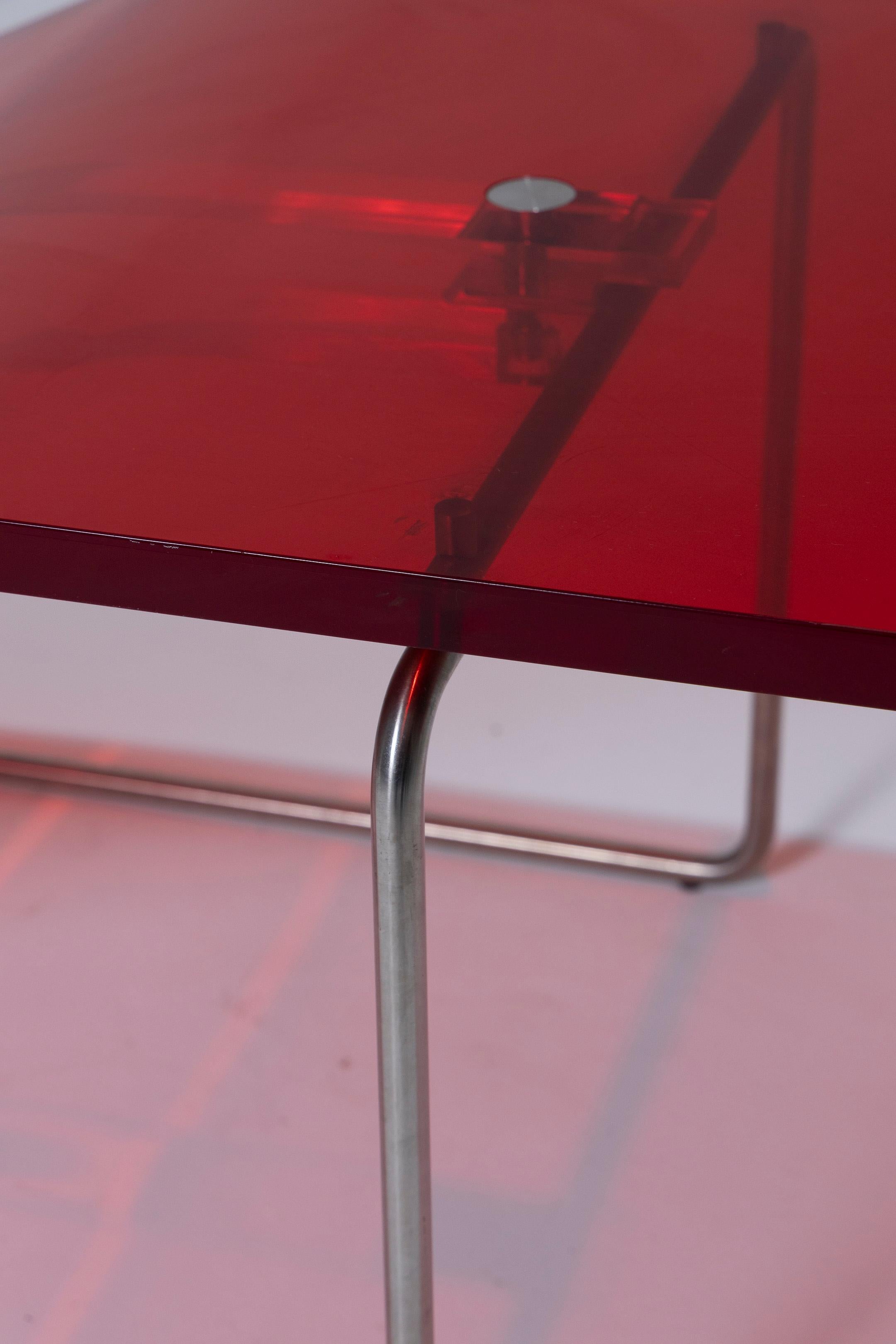 Sedia da salotto in plexiglass Jean-Marie Massaud, anni '90 in vendita 12