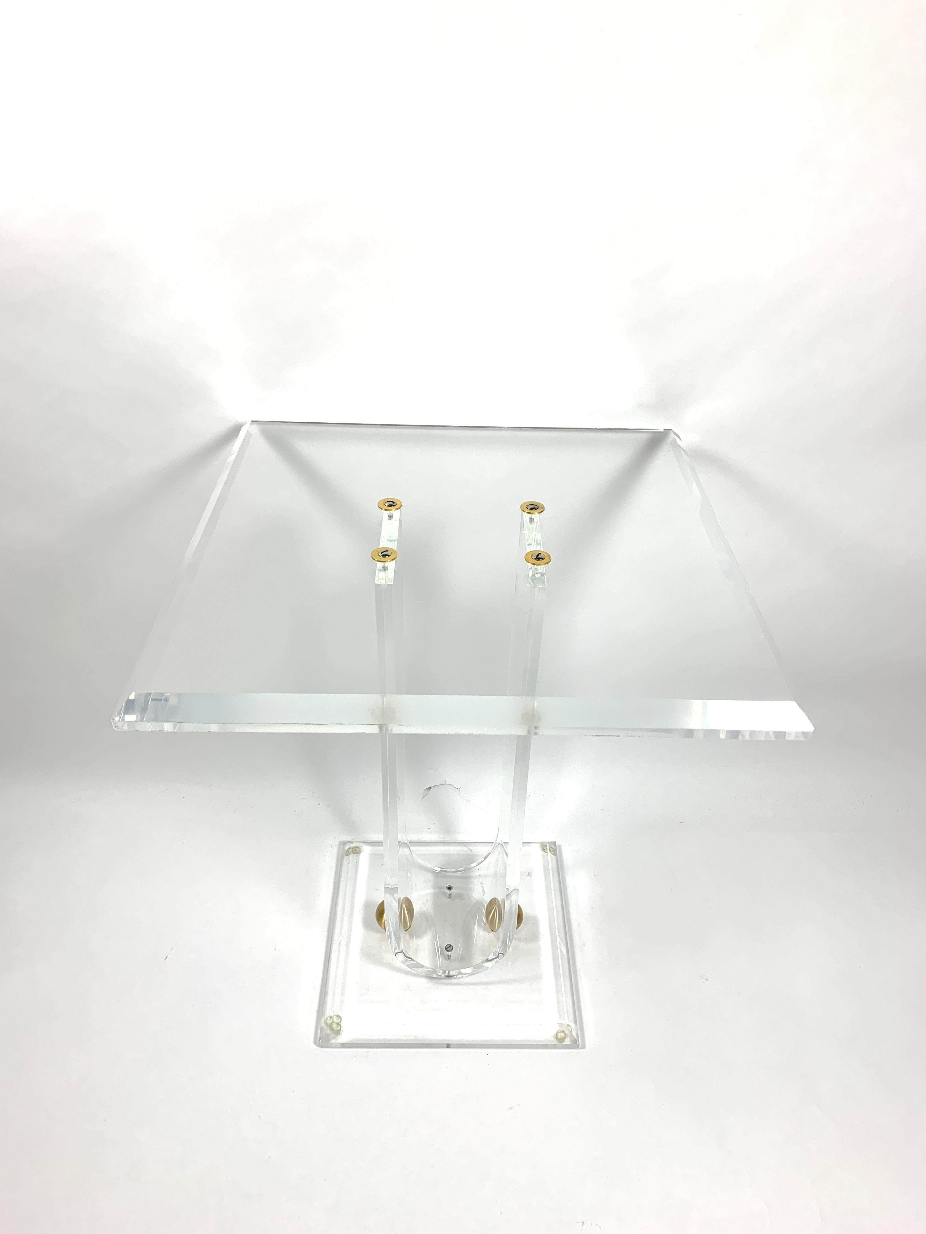 Hollywood Regency Plexiglass/Lucite Coffee Table, 1970