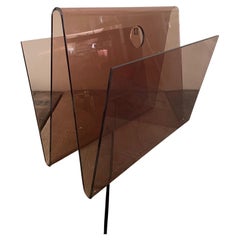 Plexiglass magazine rack