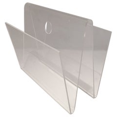 Magazinständer aus Plexiglas, Ftrench-Arbeit, um 1970