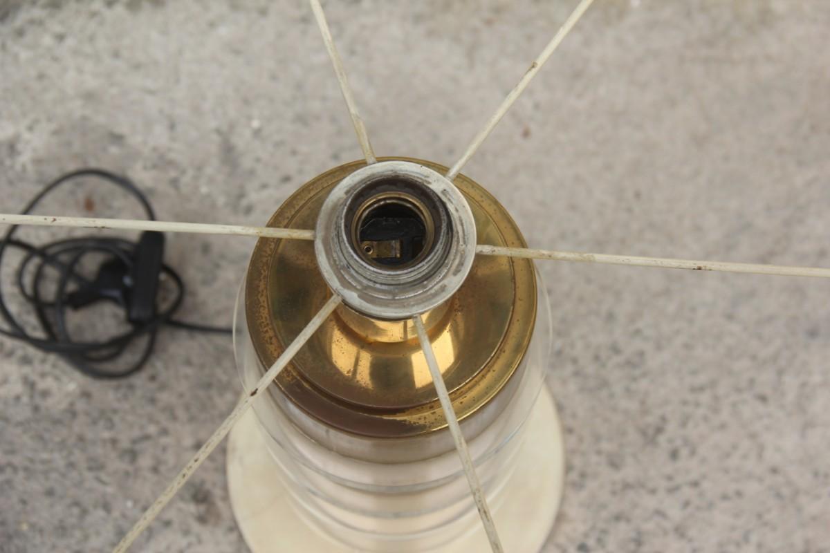 Plexiglass Metal Chrome Table Lamp, 1970s Italian design For Sale 1