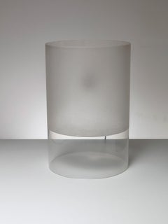 Prototipo di lampada da tavolo "Fatua" in plexiglass di Guido Rosati per Fontana Arte, anni '70