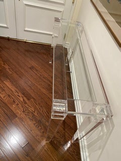 Plexiglass Sofa Table / Console Table