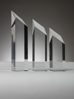 Plexiglass Triptych by Alessio Tasca for Fusina, Italy, 1970s