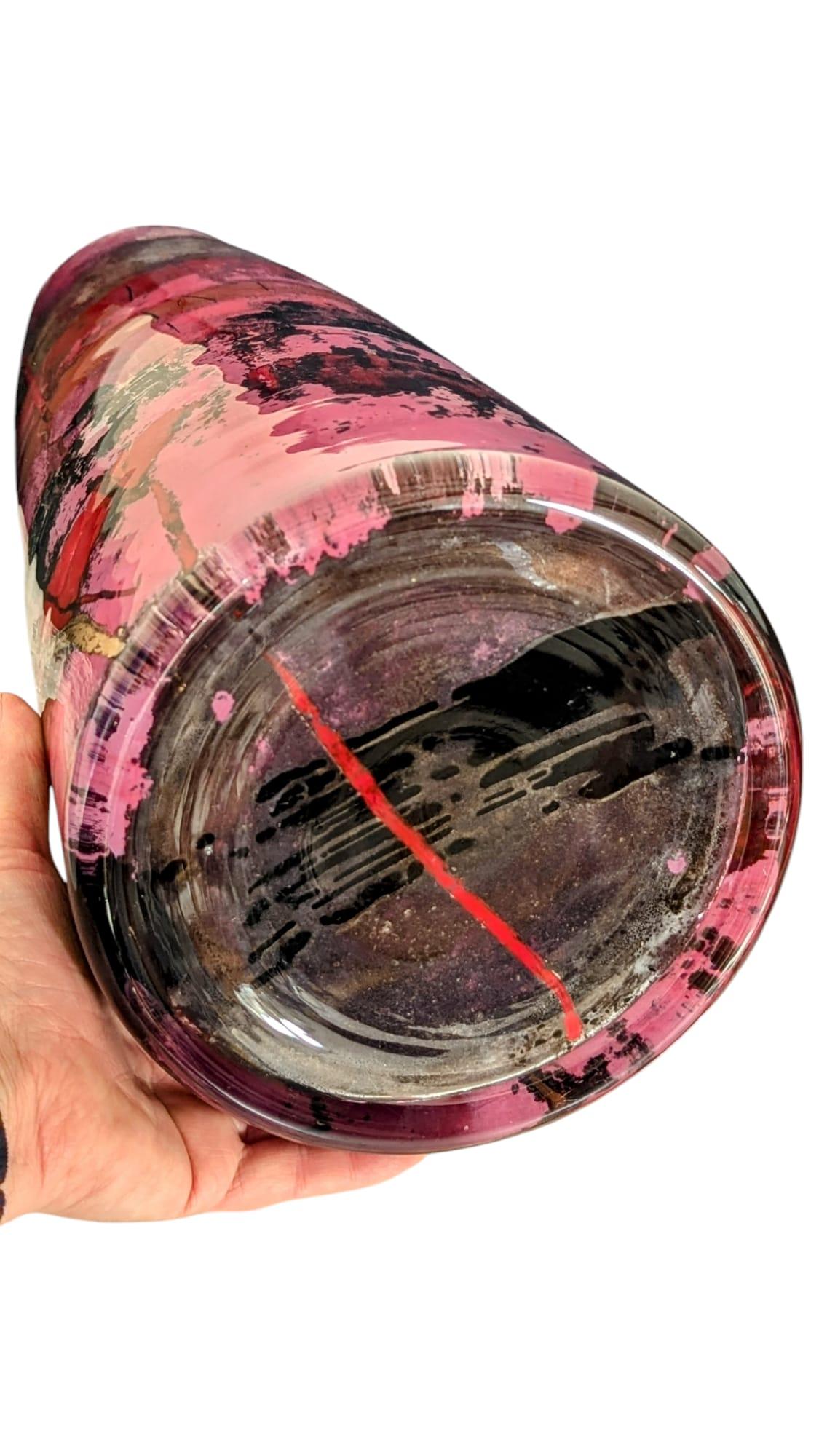 Francese Vaso di vetro di Fortunée Noël in vendita