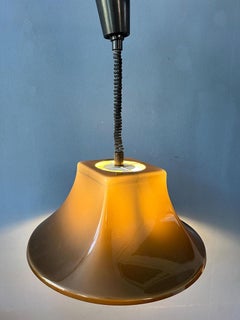 Plexiglass Willem Hagoort Witch Hat Pendant Lamp, 1970s