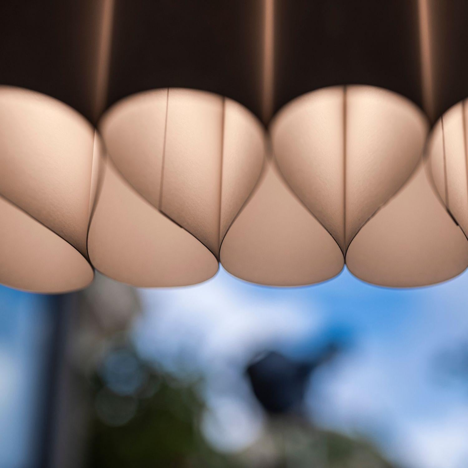 Italiano Lampada a sospensione in carta italiana 'Pli' per Foscarini in vendita