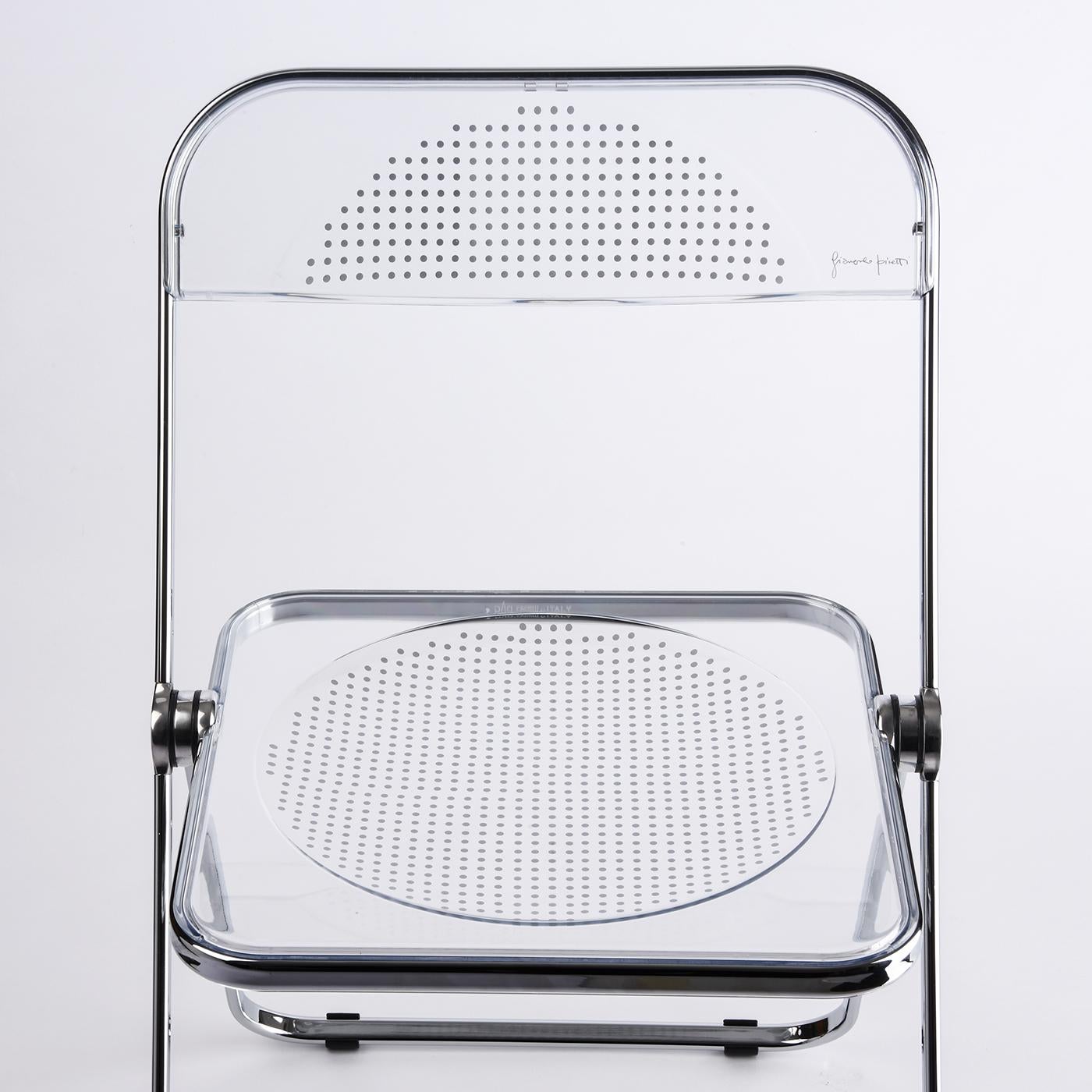 Steel PLIA 50th Anniversary Folding Chair by Giancarlo Piretti For Sale
