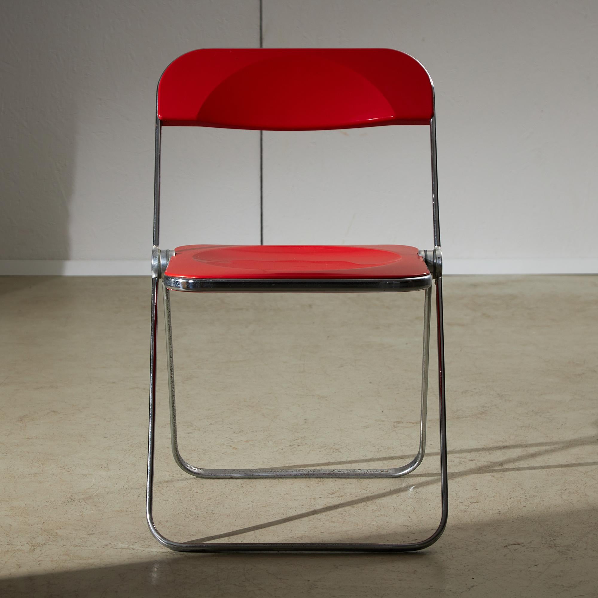 Plia-Stuhl von Giancarlo Piretti für Anonima Castelli, 1967 (Italienisch) im Angebot