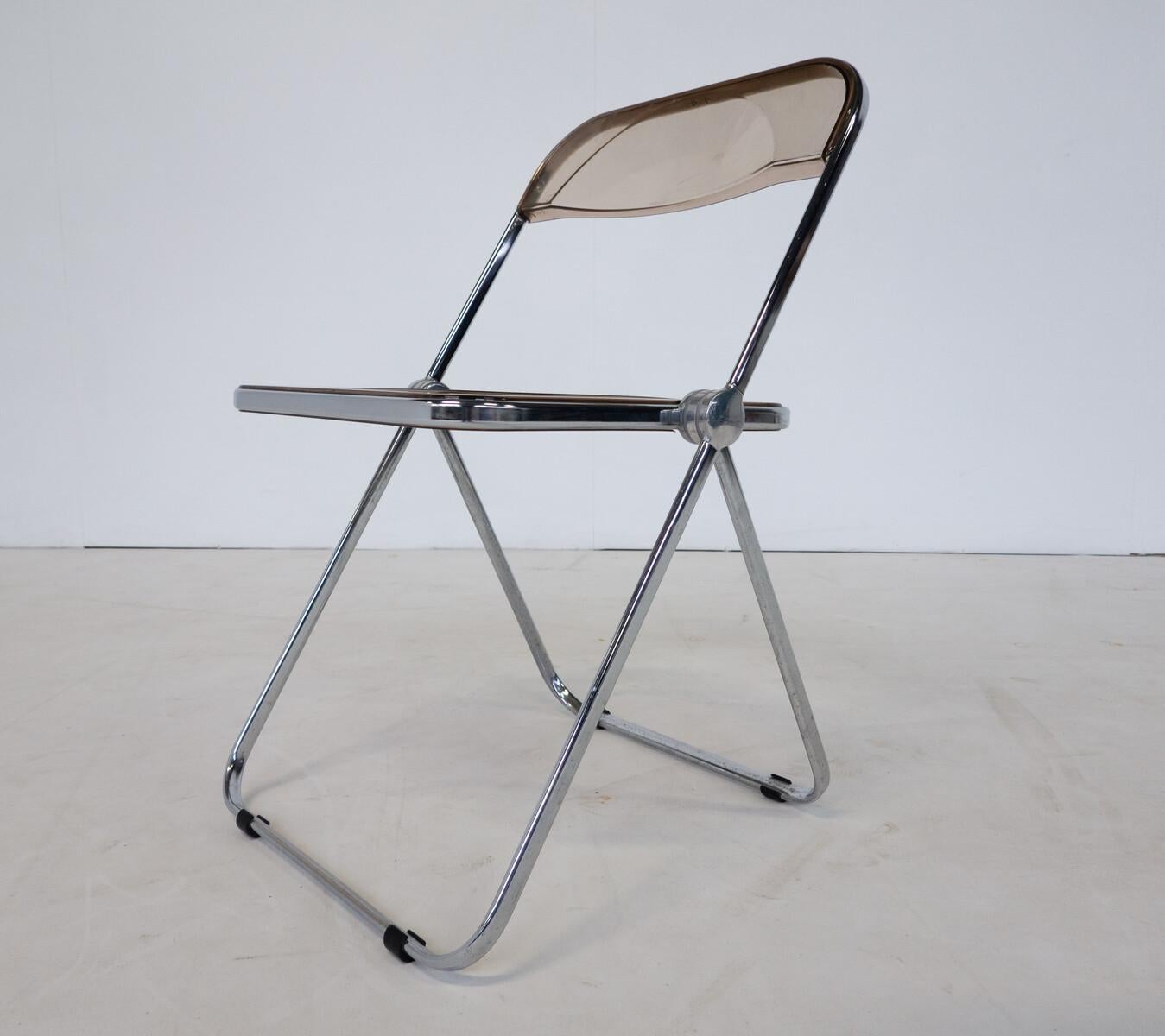 Plia Chair by Giancarlo Piretti for Anonima Castelli, Italy, 1967 For Sale 3