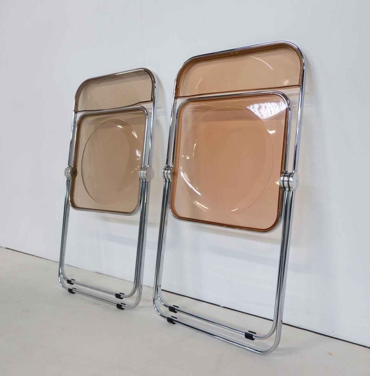 Mid-20th Century Plia Chair by Giancarlo Piretti for Anonima Castelli, Italy, 1967 For Sale