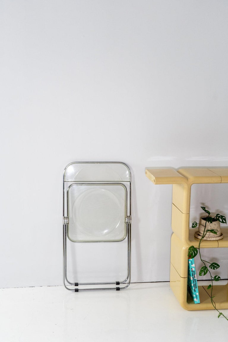 Mid-Century Modern Plia Chair Giancarlo Piretti for Castelli, Italy 1967 For Sale
