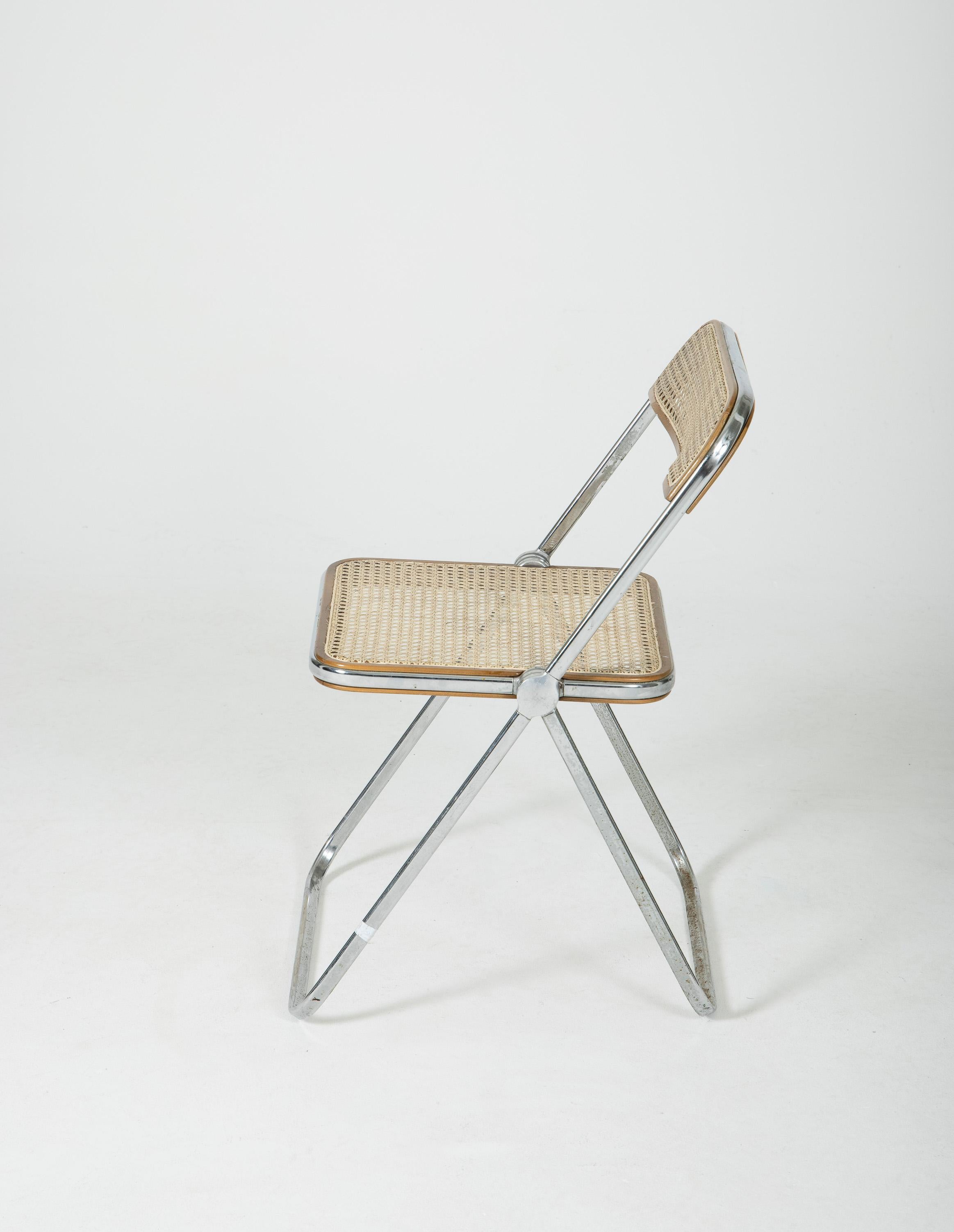 Plia Chair With Cane And Metal 1