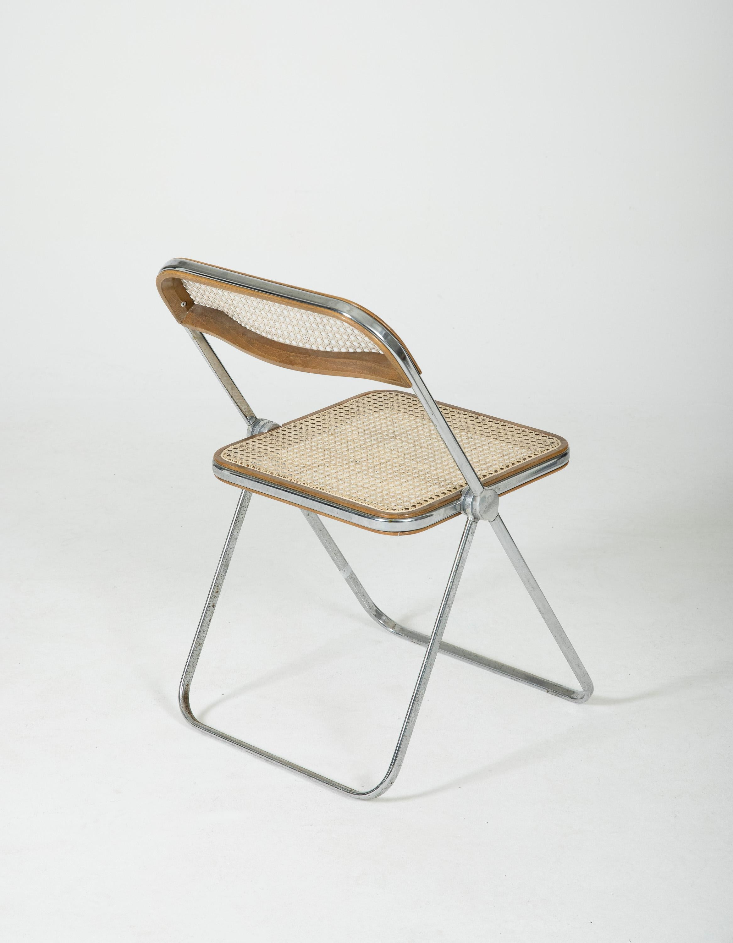 Plia Chair With Cane And Metal 3