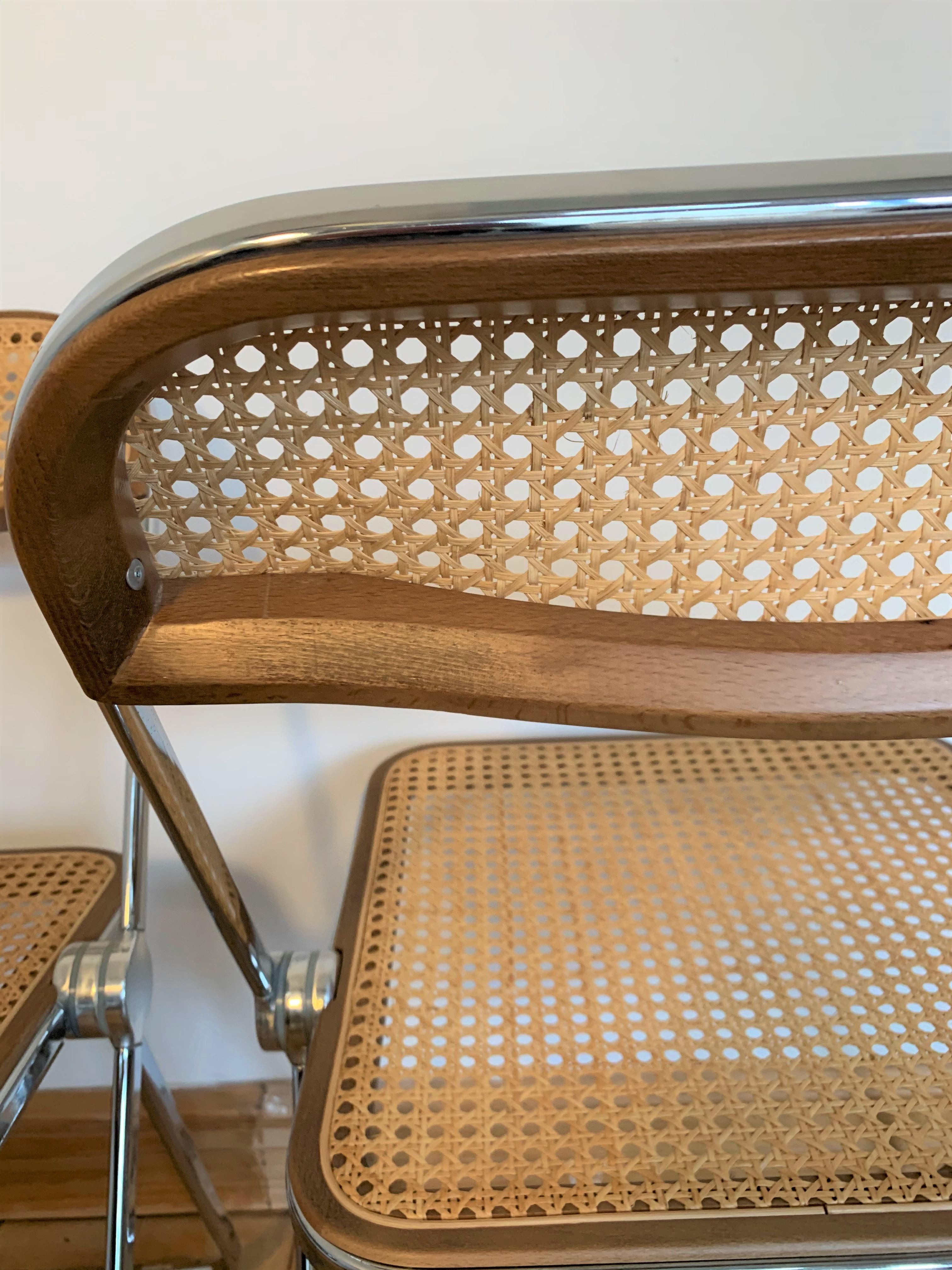 20th Century Vintage Rattan Plia Chairs by Giancarlo Piretti for Castelli 4