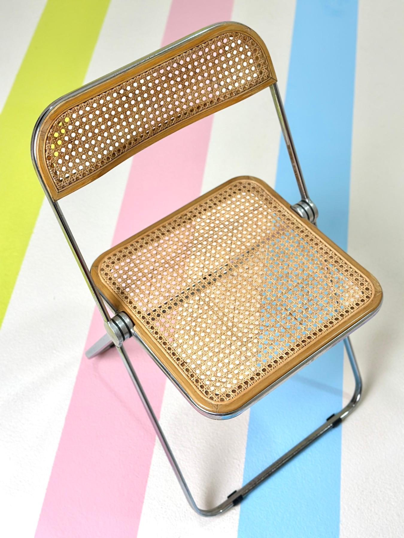 Mid-Century moderno Sedia Foldes Plia di Giancarlo Piretti per Castelli 1960s in vendita