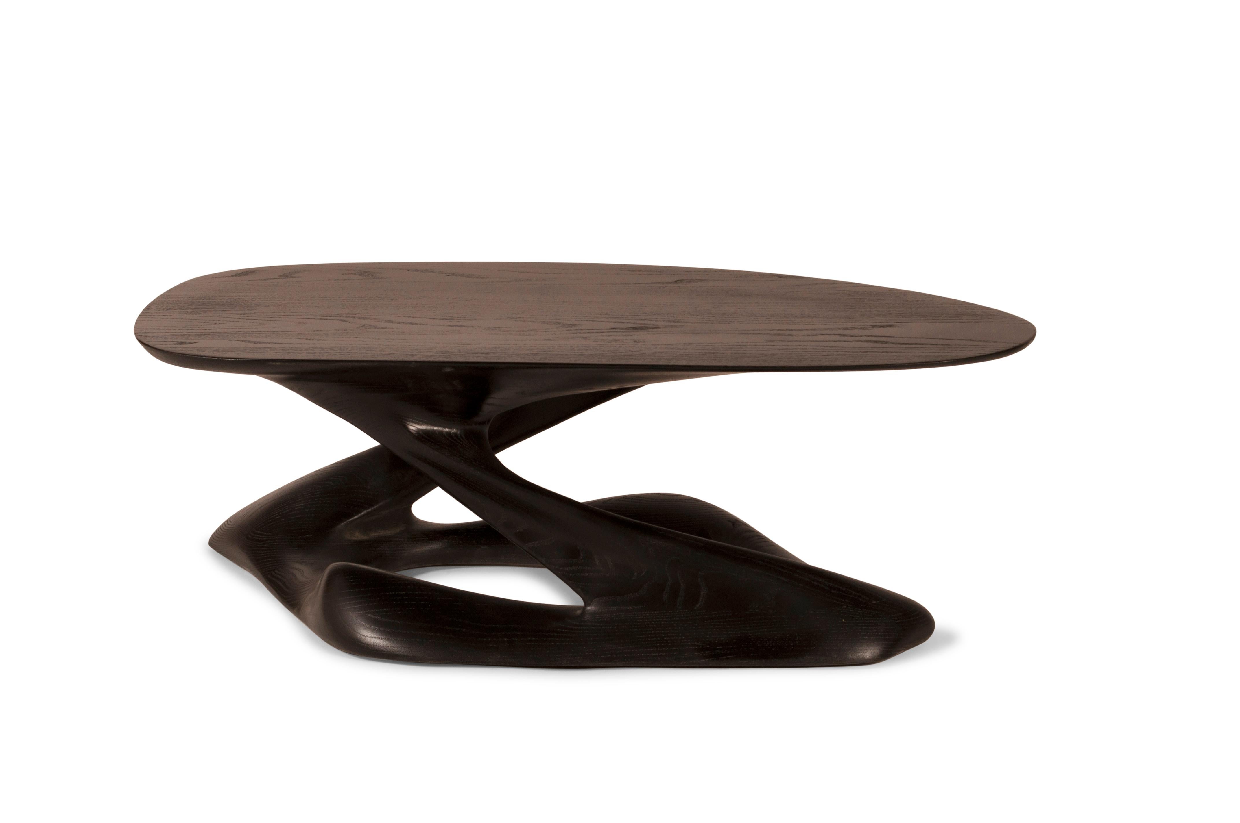 Mesa de centro Plié en tinte ébano sobre madera de fresno de Amorph en Nuevo estado para la venta en Los Angeles, CA