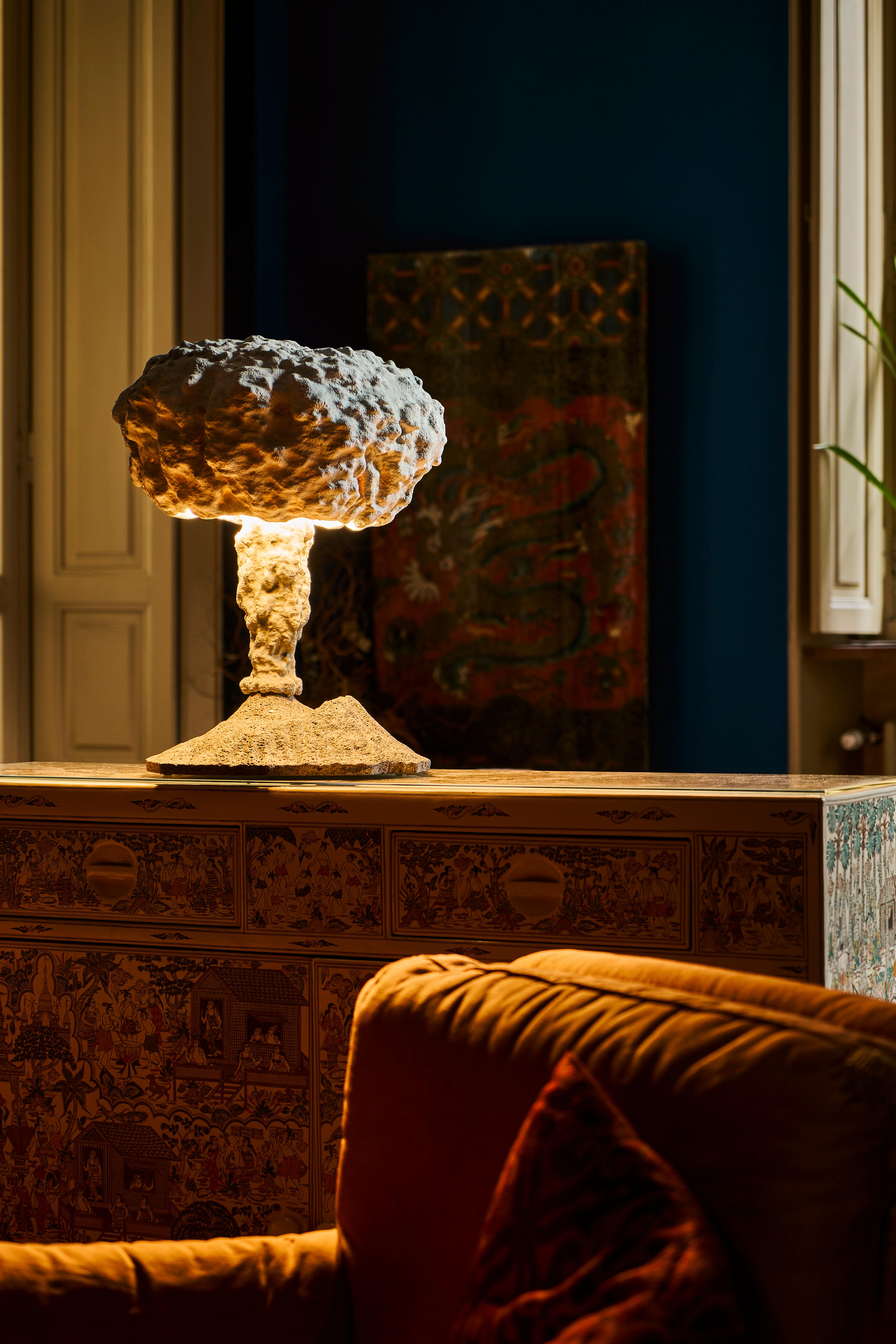 Resin Pliny Lamp For Sale