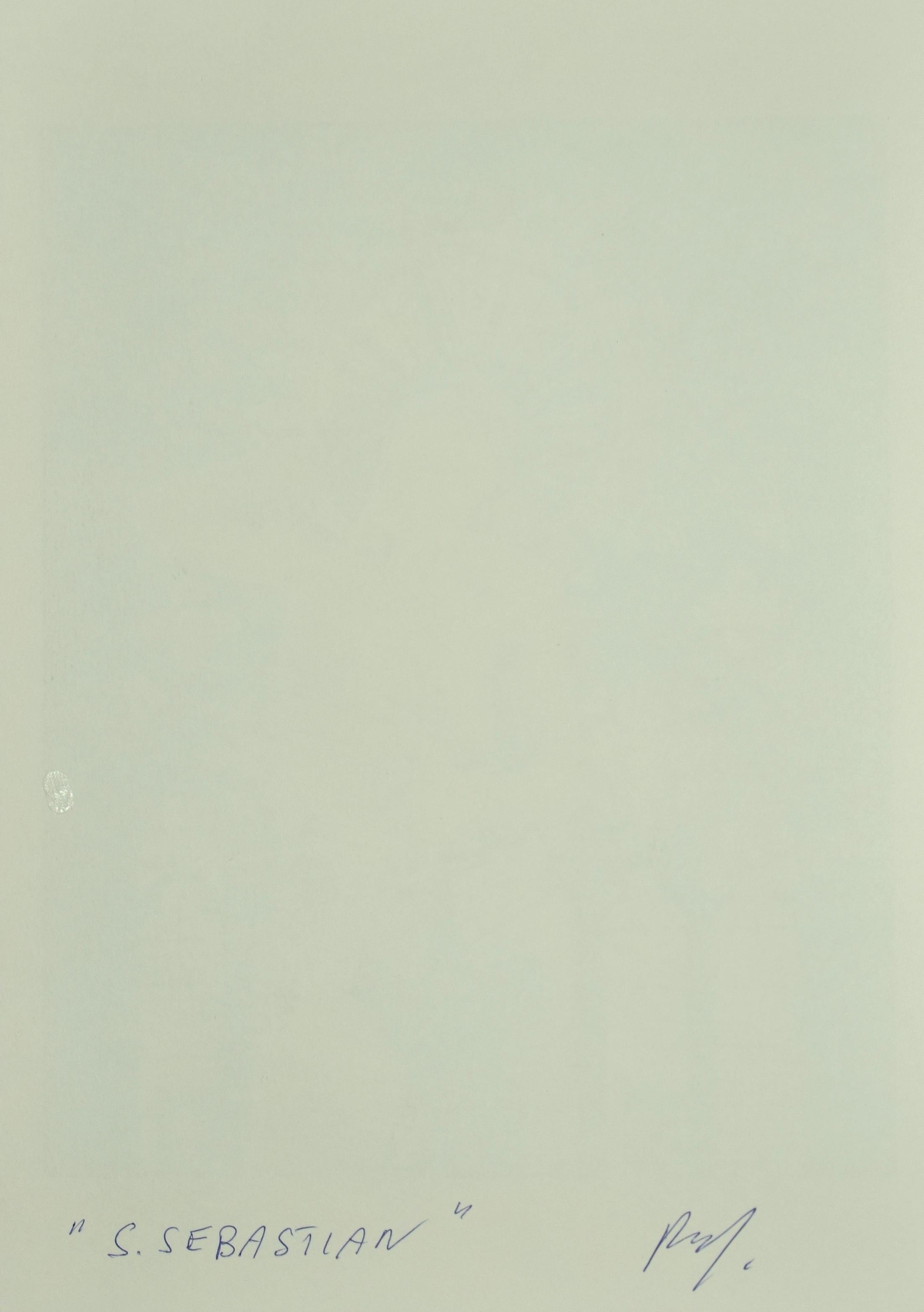 S. Sebastian - S/W Fotografie von Plinio Martelli - 1990er Jahre im Angebot 1