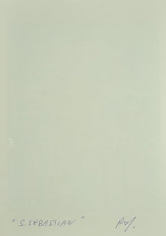 S. Sebastian - Photographie en noir et blanc de Plinio Martelli - années 1990