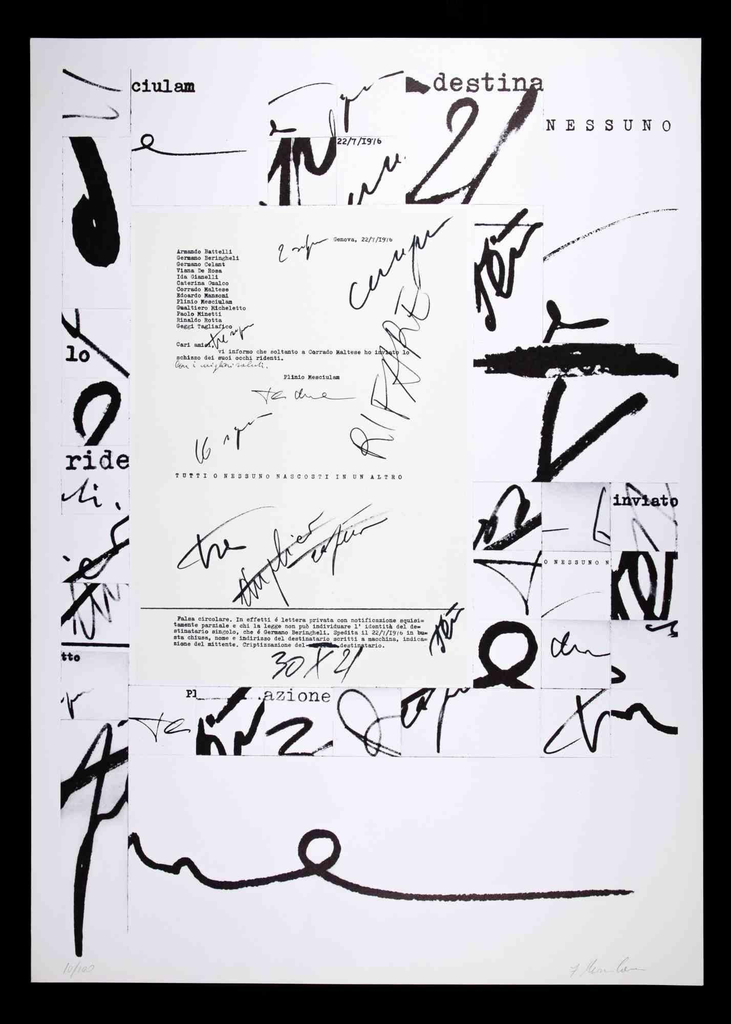 Composition abstraite est une lithographie originale réalisée par Plinio Mesciulam en 1973.

Très bon état sur un carton blanc.

Signé et numéroté par l'artiste dans la marge inférieure.

Plinio Mesciulam (23 décembre 1926 - 19 mai 2021) était un