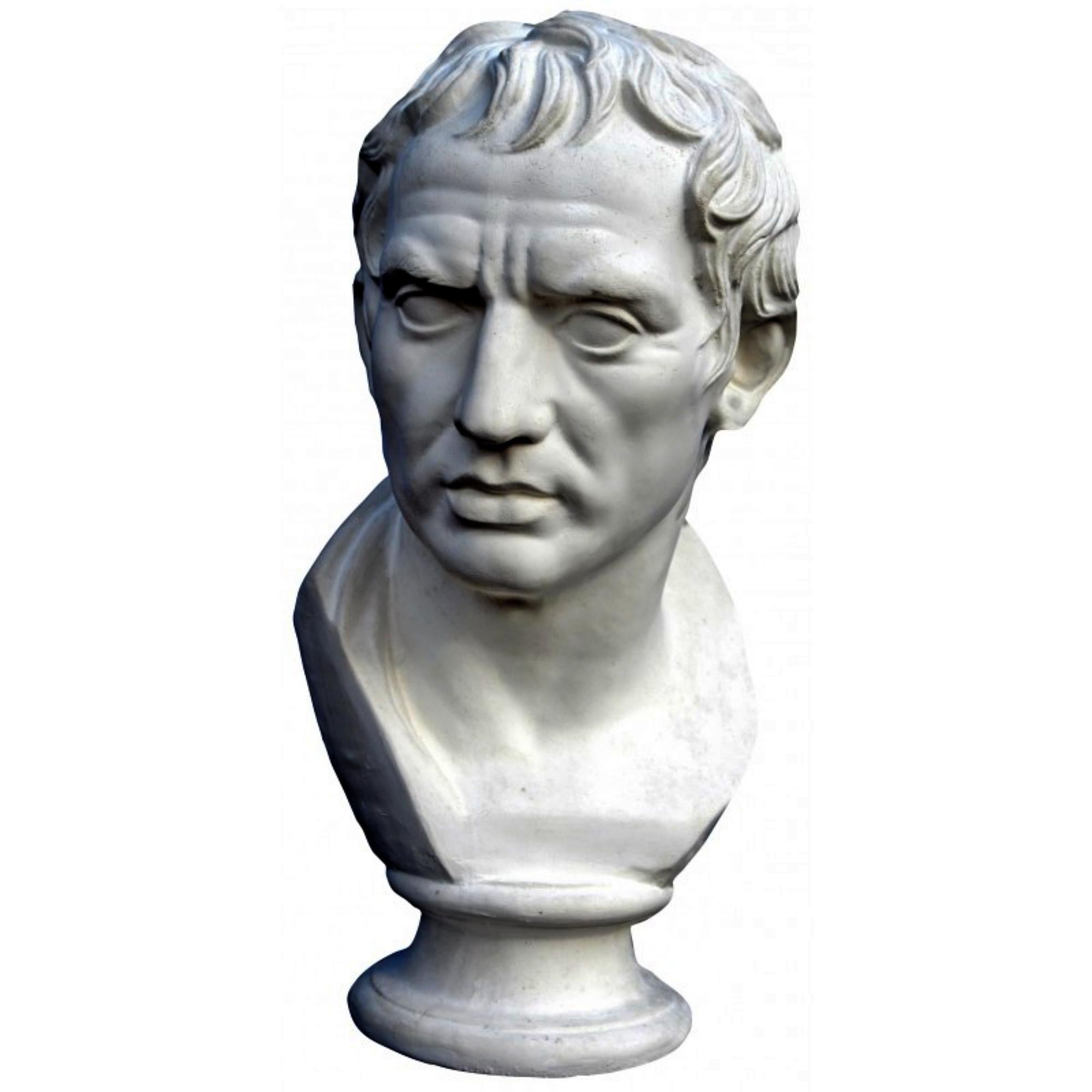 italien Plinius, copie d'une statue romaine, début du 20e siècle en vente