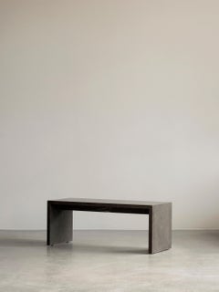 Plinth Bridge Lounge Table in Grey, Brown Kendzo Marble-Norm Architects for Audo
