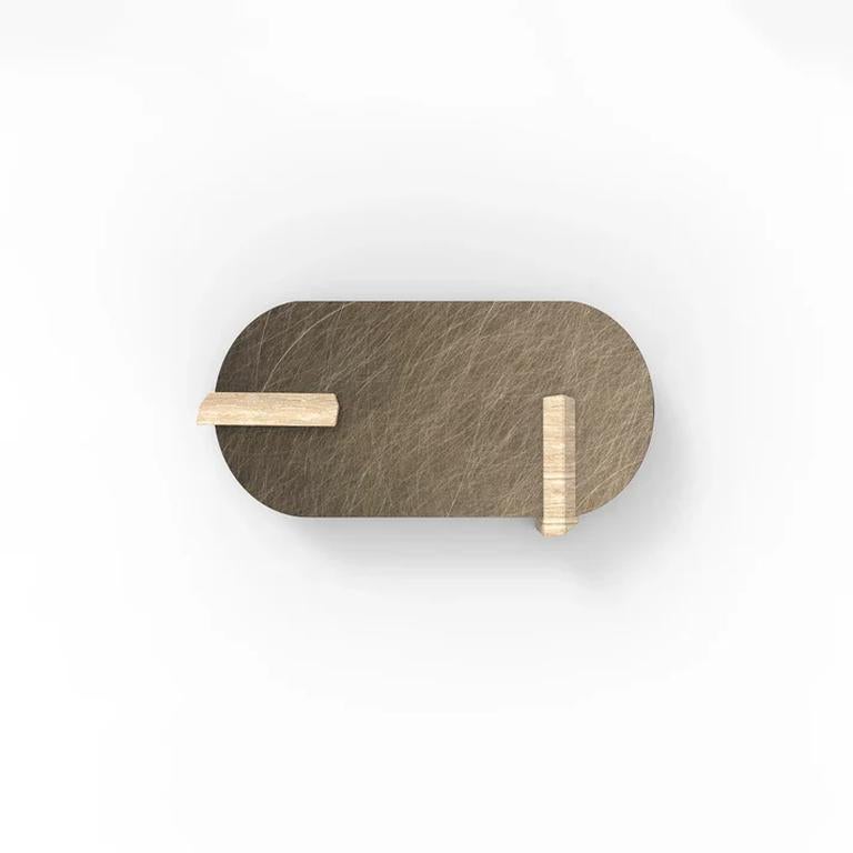 XXIe siècle et contemporain Table basse Plinth - Une sculpture en pierre en vente