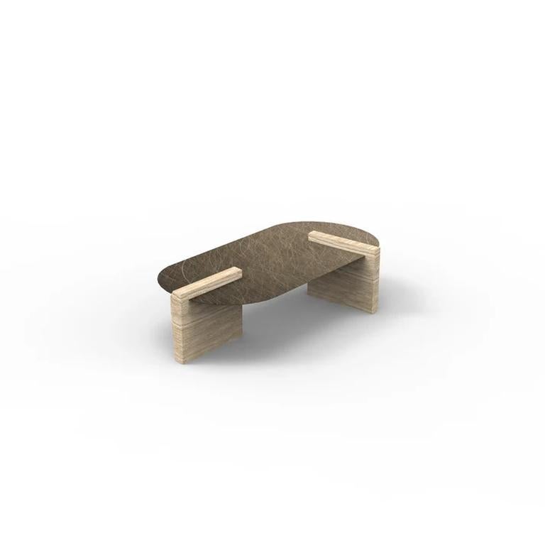 Pierre Table basse Plinth - Une sculpture en pierre en vente