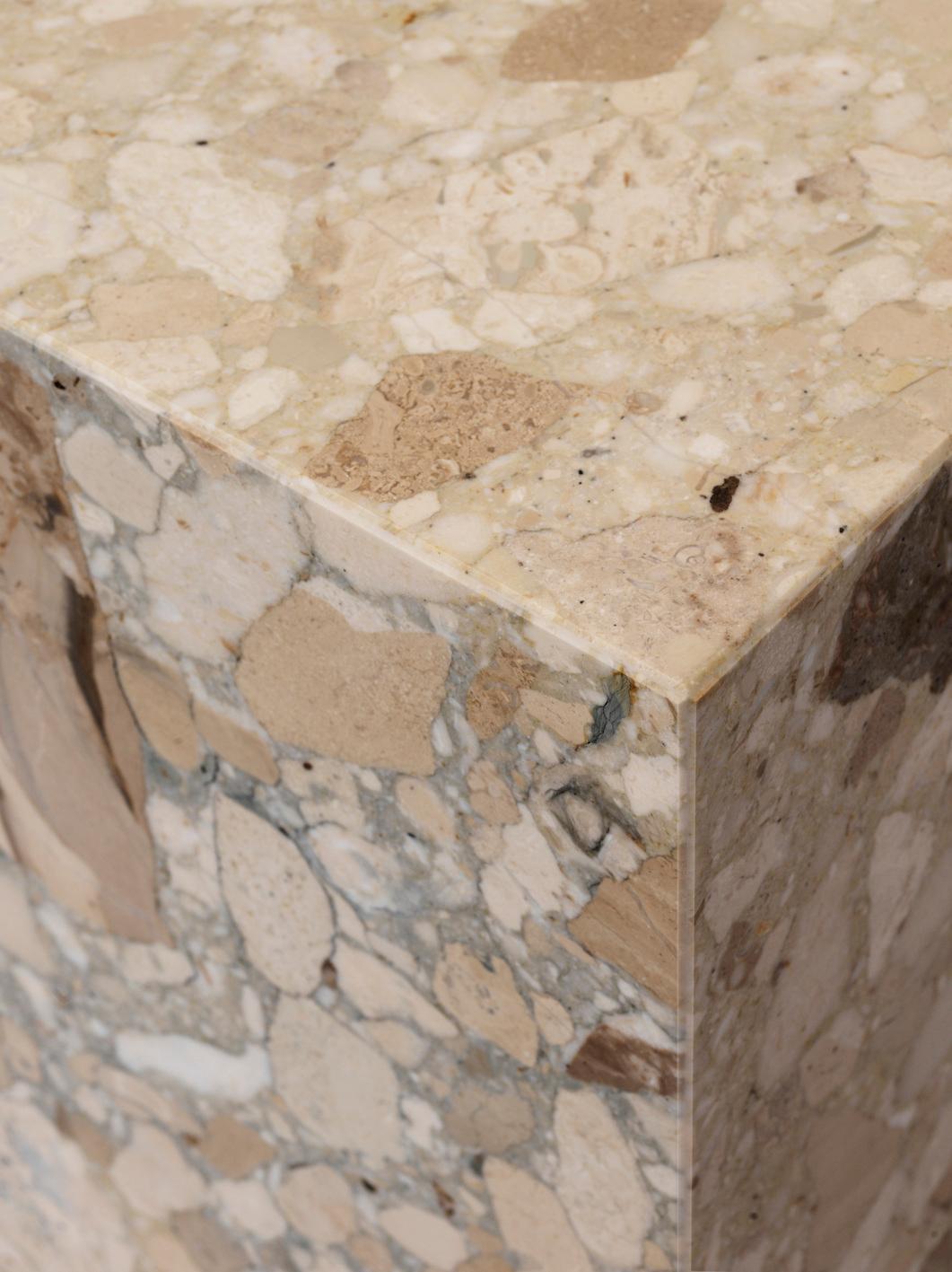 Chinese Plinth Grand Lounge Table in Kunis Breccia Marble, by Norm Architects for Audo For Sale