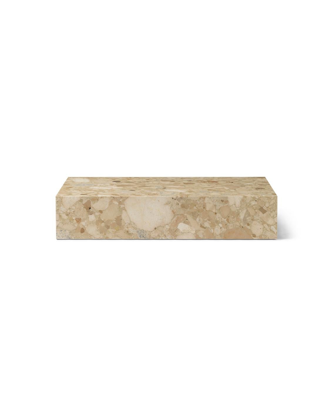 Plinth Grand Lounge Table in Kunis Breccia Marble, by Norm Architects for Audo In New Condition For Sale In Dubai, AE