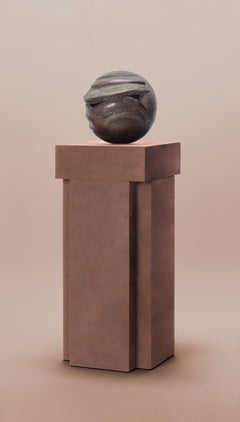 Zoccolo in pelle Francesco Balzano per Giobagnara Assoluto Plinth