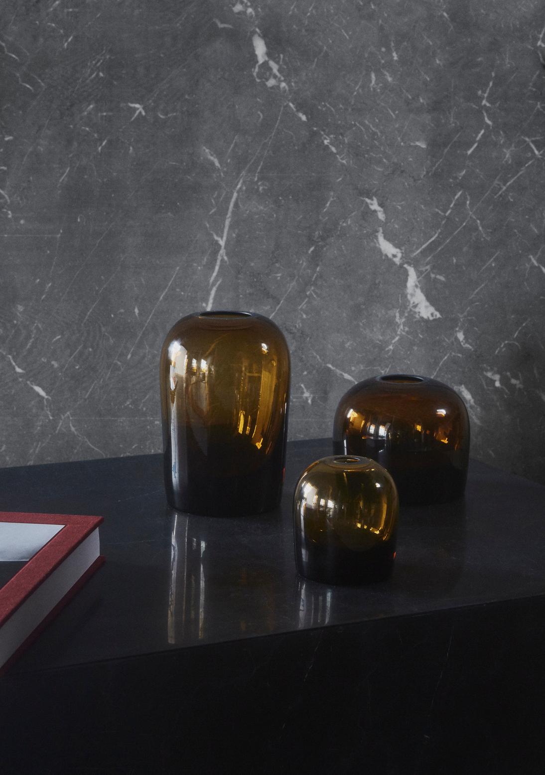 Plinth Low Lounge Table in Black/Nero Marquina Marble - Norm Architects for Audo For Sale 5