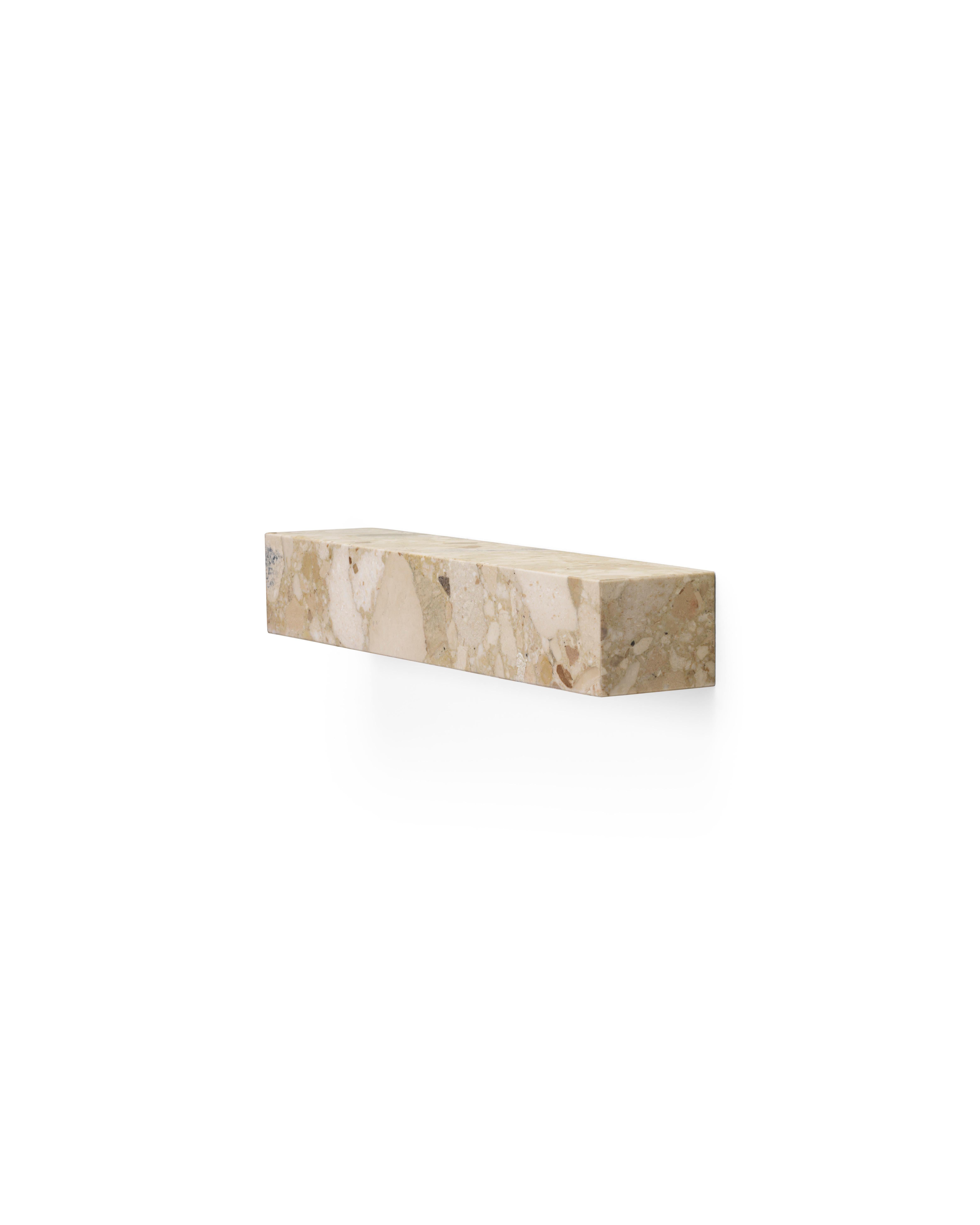 Sockelregal aus Sand Kunis Breccia Marmor von Norm Architects für Audo (Minimalistisch) im Angebot