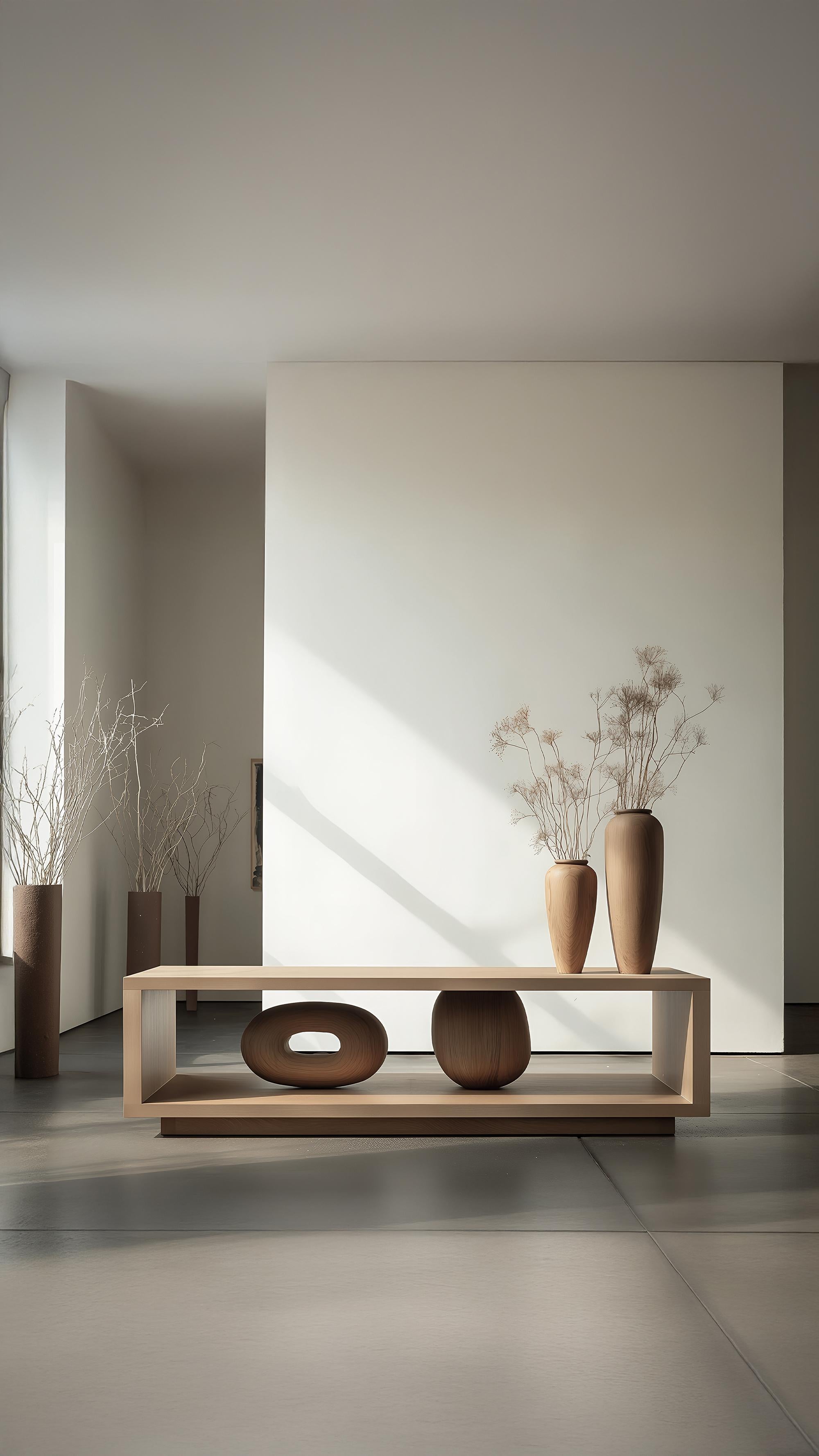 Messicano Tavolo Sereno No27 con base scultorea, Joel Escalona Design in vendita