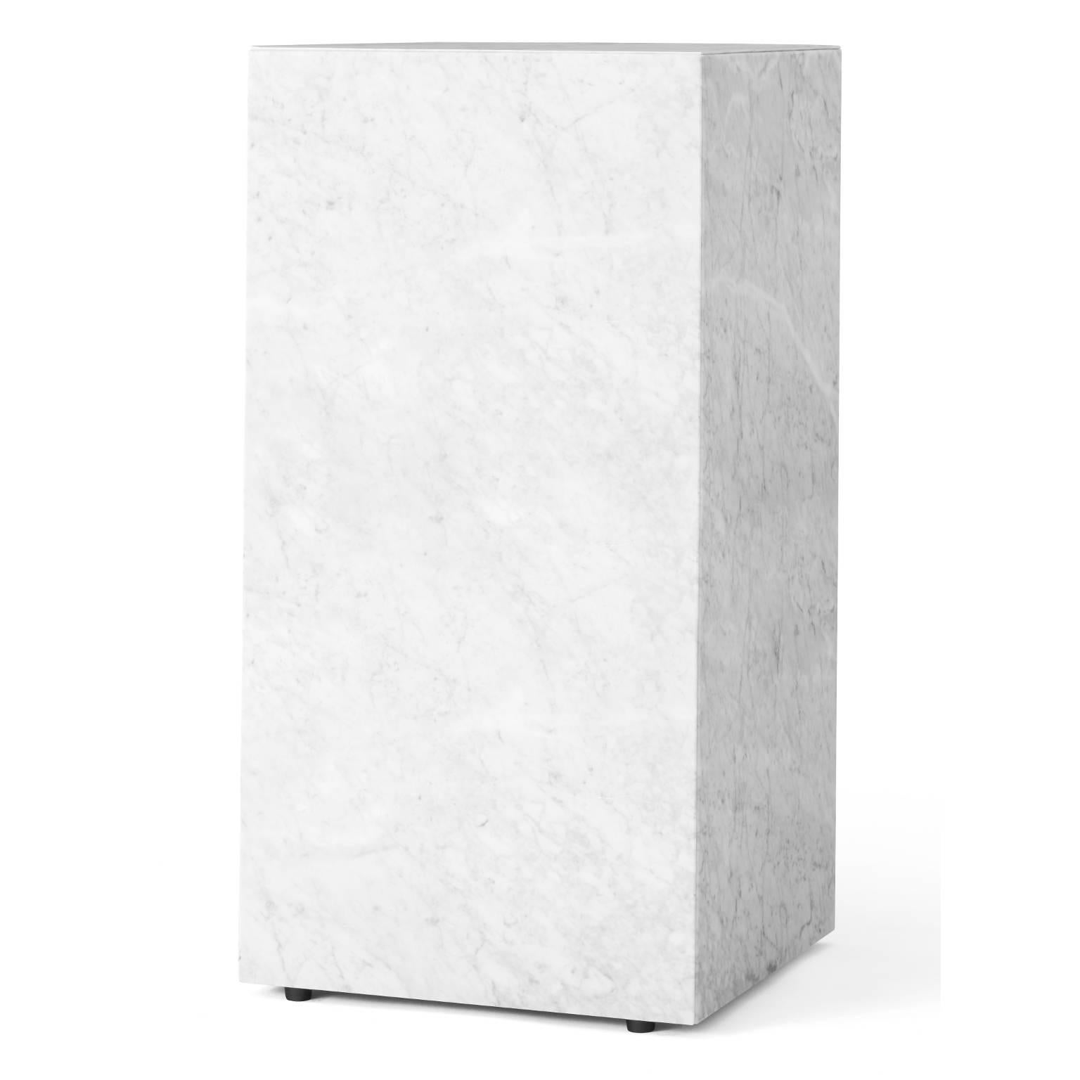 Over centuries, the plinth has been a much mused-over object. With this project Danish studio Norm Architects set out to rethink the uses of the plinth and to reveal the natural beauty of marble. The result is a series of podiums with multiple uses