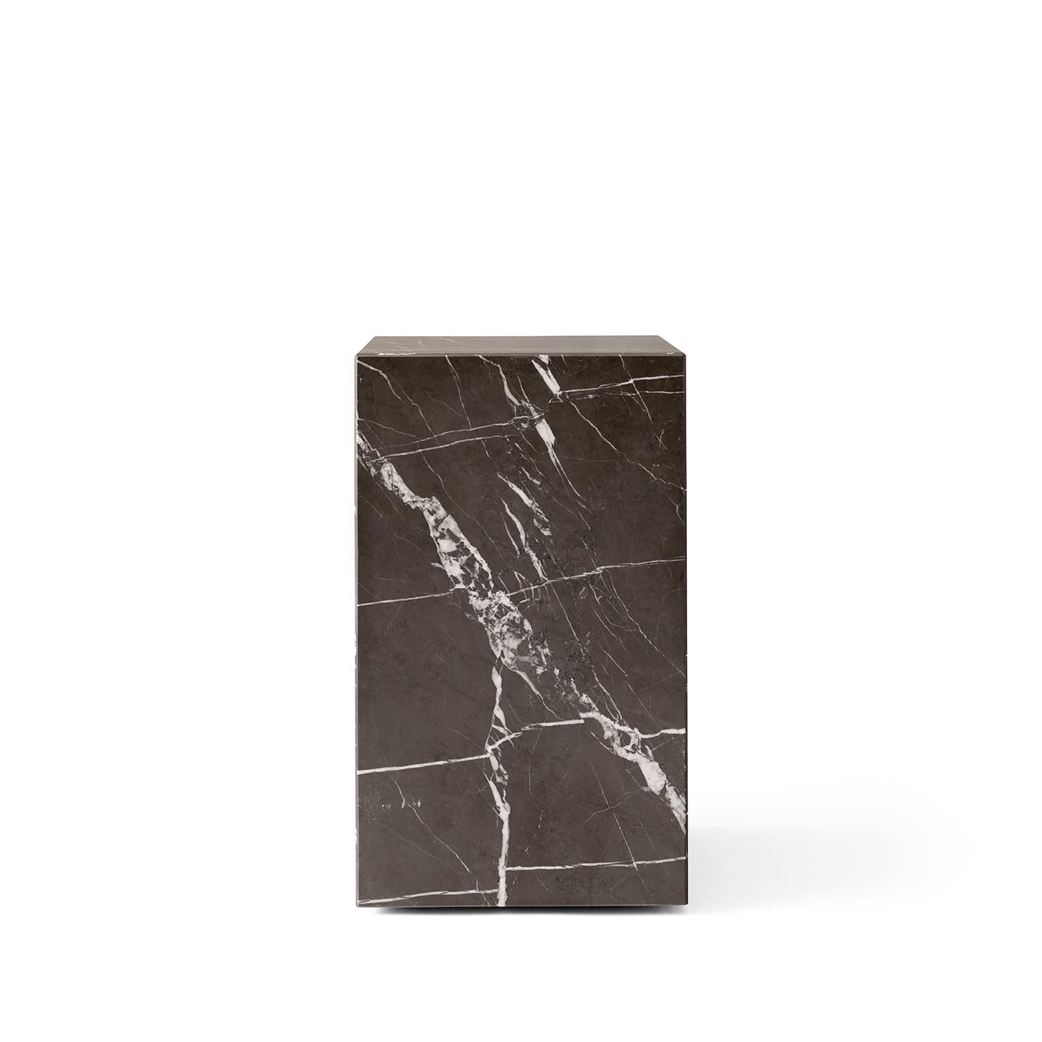 As versatile as it is timeless, the marble Plinth serves the Dual purpose of being a beautiful, sculptural piece on its own and highlighting whatever objects rest upon it. The honed marble carries an air of sophistication and elegance to elevate any