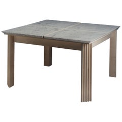Plinto Table with Marble