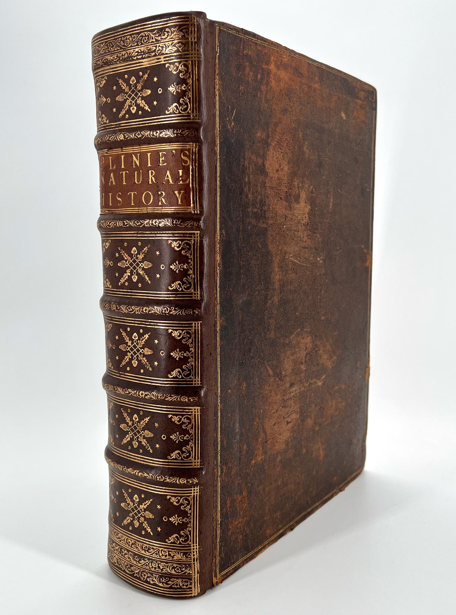 A rare and complete first English edition of this seminal work.

Pliny, Gaius Secundus / Plinius, Gaius Secundus (23­-79 AD) / Translated by Philemon Holland.
The Historie of the World |Commonly called, | THE NATURALL HISTORIE OF I C.PLINIUS